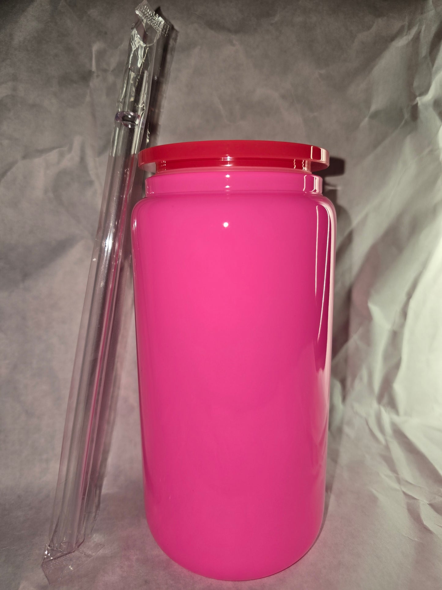 16oz Libby Glass Can- Various Colors
