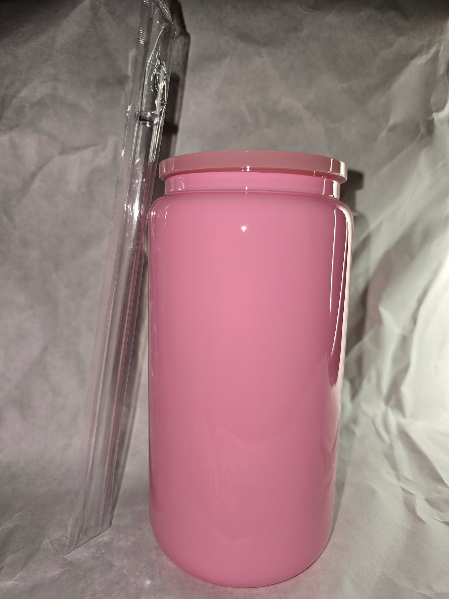 16oz Libby Glass Can- Various Colors