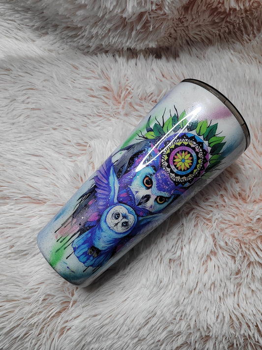 Custom 32oz Slim Tumbler W/ Straw