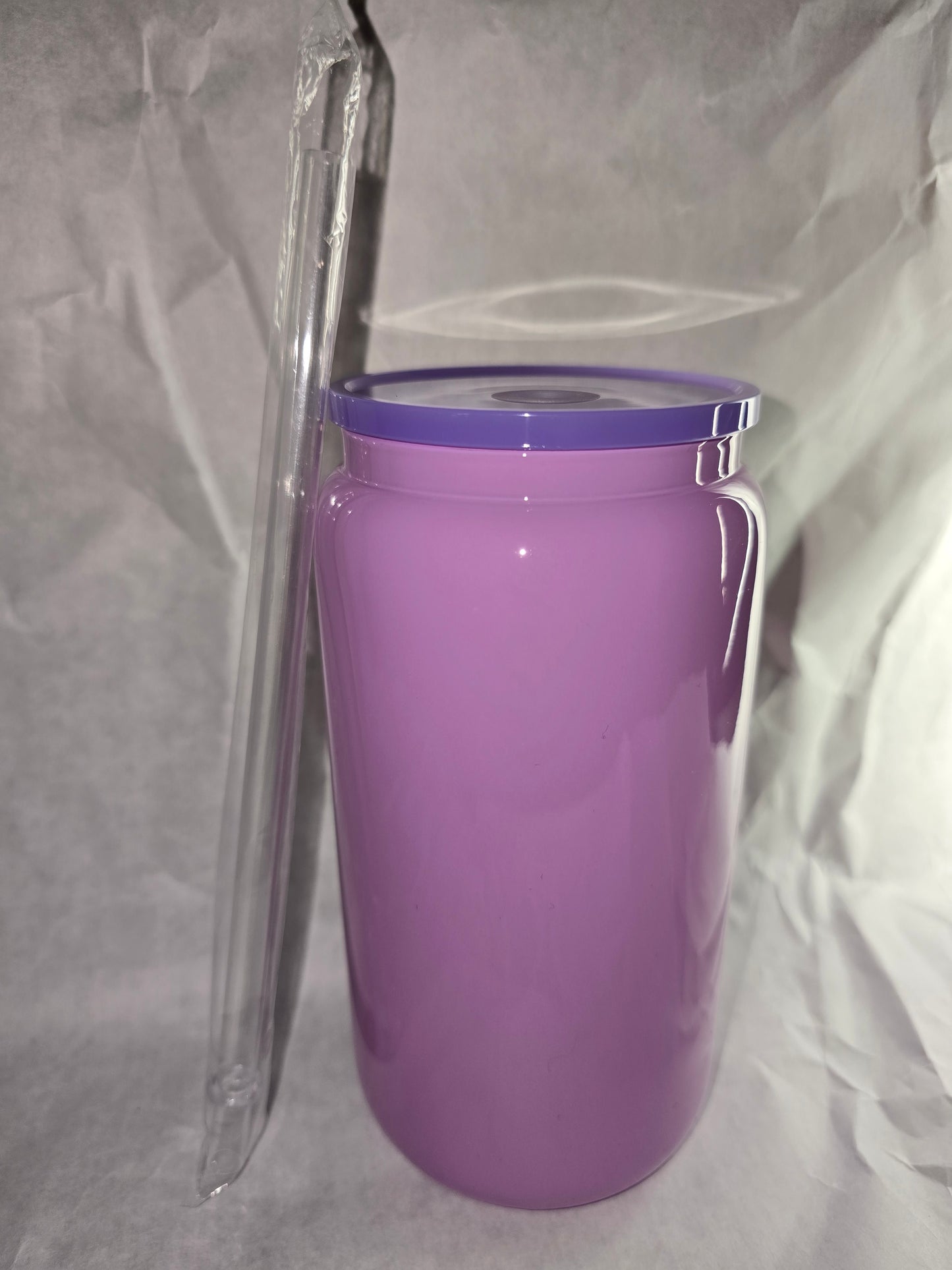 16oz Libby Glass Can- Various Colors