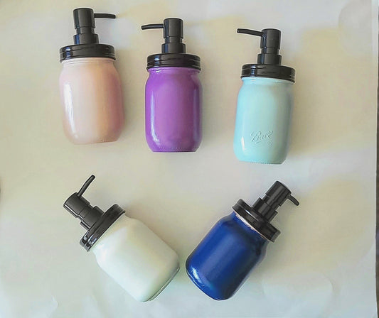 16oz Custom Soap Dispenser Jar